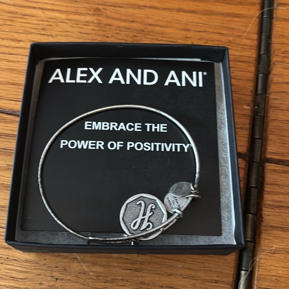 Alex and Annie embraced the power of positivity bracelet the letter H